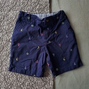 Navy Nautical Shorts